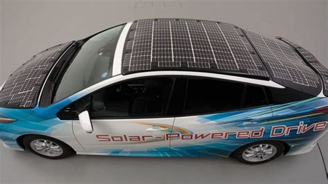 toyota solar powered car.